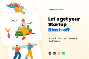 Startup And Company Illustration Pack
