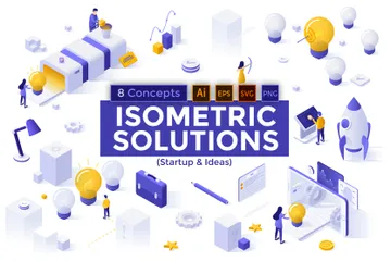 Startup And Ideas Illustration Pack