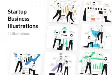 Startup Business Illustration Pack