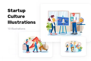Startup Culture Illustration Pack