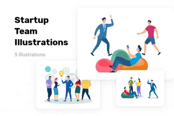 Startup Team Illustration Pack