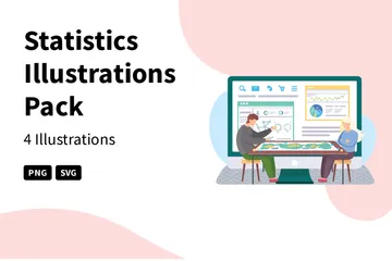 Statistics Illustration Pack