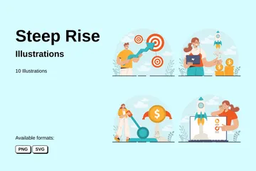 Steep Rise Illustration Pack