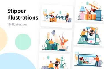 Stipper Illustration Pack