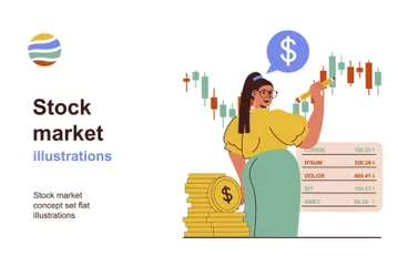 Stock Market Illustration Pack