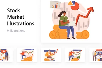 Stock Market Illustration Pack