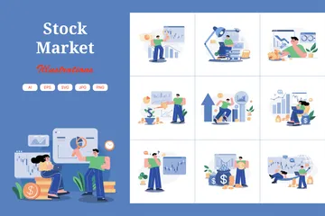 Stock Market Illustration Pack