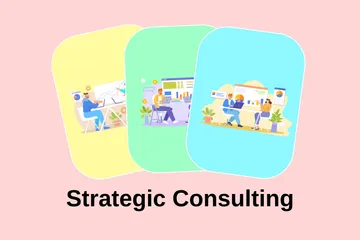 Strategic Consulting Illustration Pack