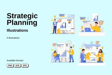 Strategic Planning Illustration Pack