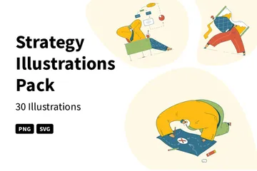 Strategy Illustration Pack