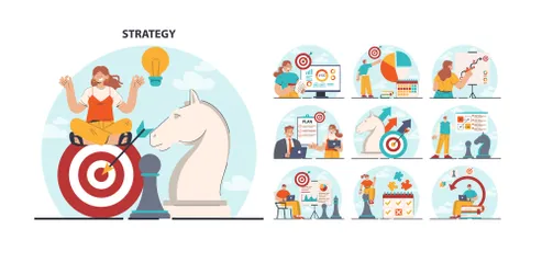 Strategy Illustration Pack