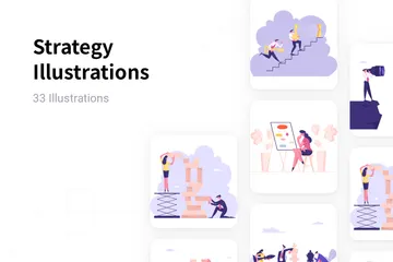 Strategy Illustration Pack