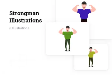 Strongman Illustration Pack