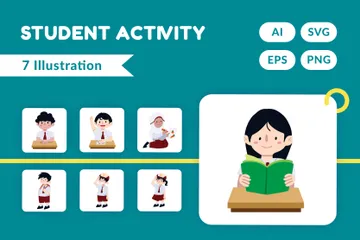 Student Activity Illustration Pack
