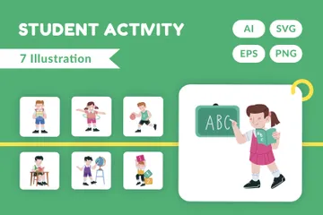 Student Activity Illustration Pack