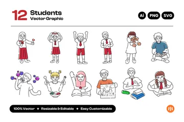 Student Education Illustration Pack