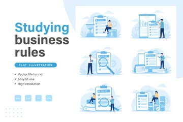 Studying Business Rules Illustration Pack