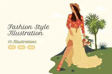 Style de mode Pack d'Illustrations