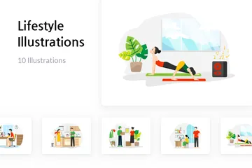 Mode de vie Pack d'Illustrations