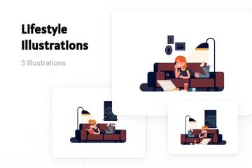 Mode de vie Pack d'Illustrations