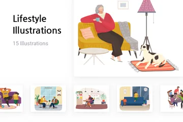 Mode de vie Pack d'Illustrations