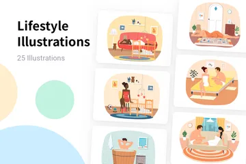 Mode de vie Pack d'Illustrations