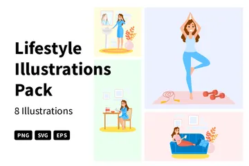 Mode de vie Illustration Pack