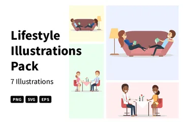 Mode de vie Illustration Pack