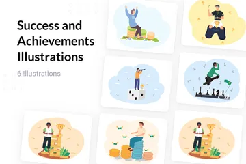 Success And Achievements Illustration Pack