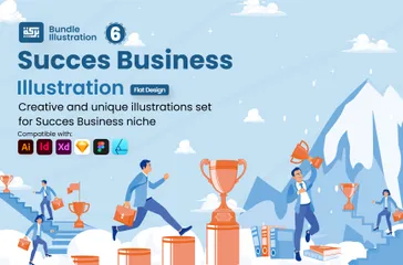 Success Business Illustration Pack