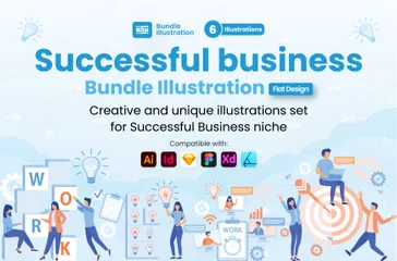Successful Business Illustration Pack