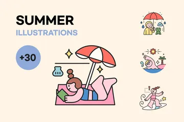 Summer Illustration Pack