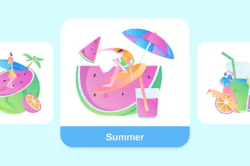 Summer Illustration Pack