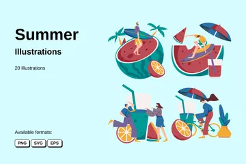 Summer Illustration Pack