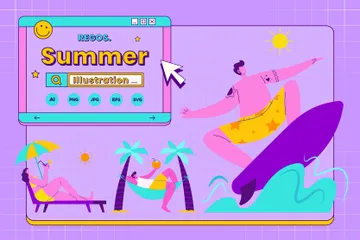 Summer Illustration Pack