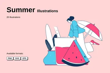 Summer Illustration Pack