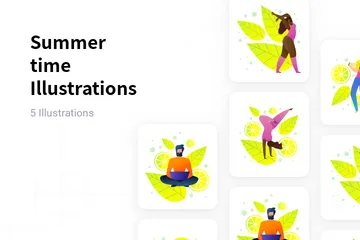 Summer Time Illustration Pack