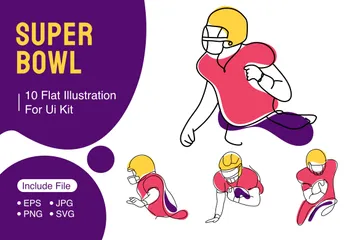 Super Bowl Illustration Pack