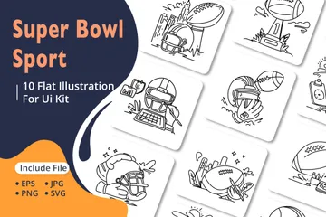 SUPER BOWL Illustrationspack