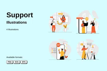 Support Illustration Pack