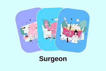 Surgeon Illustration Pack