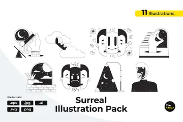 Surreal Dreams Illustration Pack