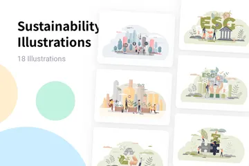 Sustainability Illustration Pack