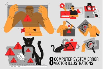 System Error Illustration Pack