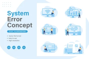 System Error Illustration Pack