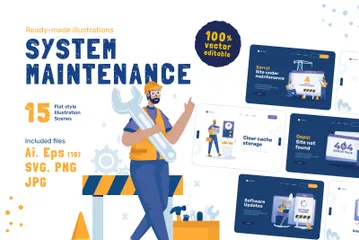 System Maintenance Illustration Pack