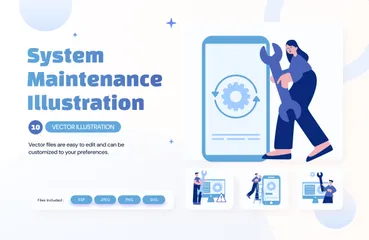 System Maintenance Illustration Pack