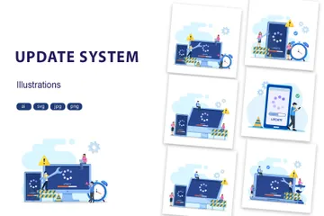 System Update Illustration Pack