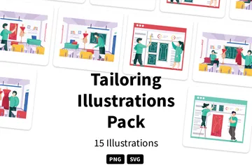 Tailoring Illustration Pack