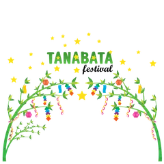 Tanabata-Fest dekoriert Illustrationspack